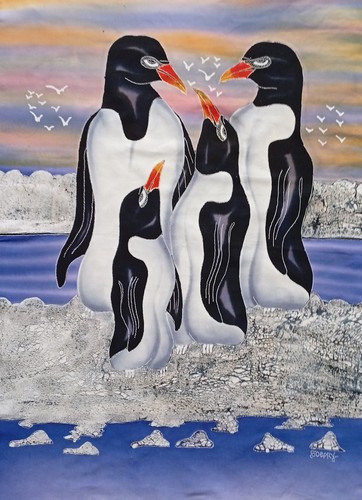 Pinguini famiglia firmato - i,
