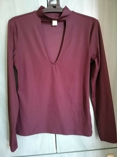 Maglia donna prugna - maglia,