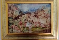 Michele Spatuzzi (1922-2009) - Quadro Olio Su Tavola 