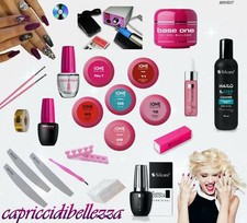 KIT Ricostruzione Unghie Completo SILCARE 6 Gel Color e Fresa Professionale Nail