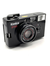 Konica POP - Compact Point&Shoot 35mm Camera ca 1982 [ 100% working, New Seals]