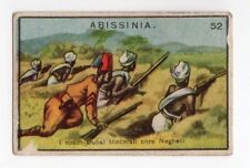figurina CARTONATA ANTEGUERRA COLONIALE ABISSINIA n. 52 DUBAT NEGHELLI