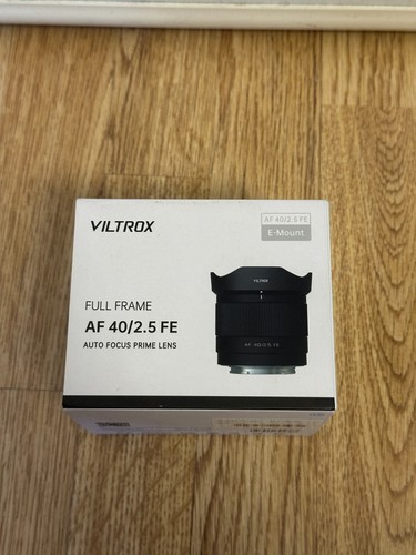Viltrox 40mm fe sony - 2.5,