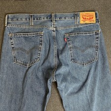 Jeans Levis 505 uomo 38x29 blu