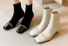 Stivaletti donna punta tonda