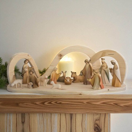 Presepe completo legno - completo, 13