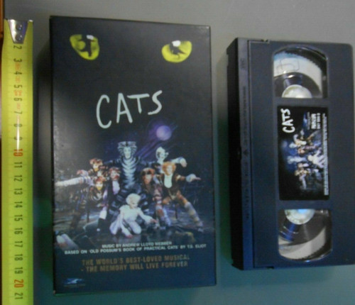 Vhs cassette film cats - vhs,