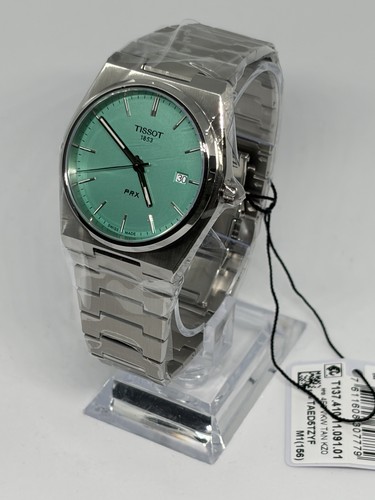 Tissot prx esfera verde menta - tissot,
