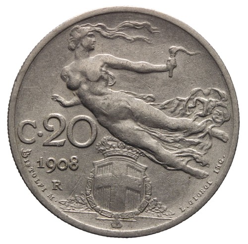 Regno italia 20 - regno, d'italia