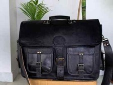 Valigetta uomo laptop pelle vintage nera messenger tracolla saldi estivi