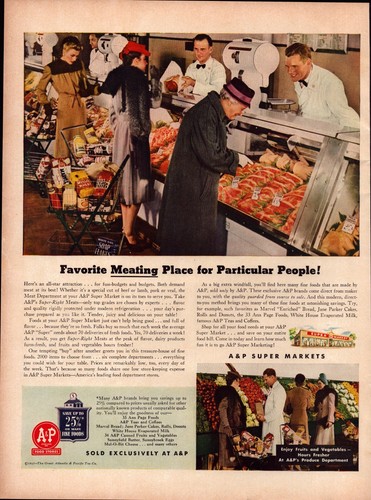 1942 supermercati stampa - a&p,