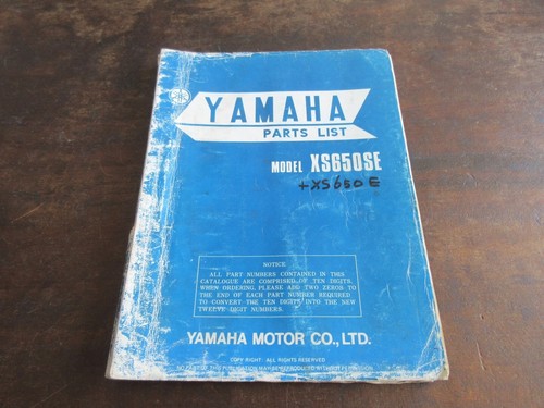 Yamaha xs650se xs650e 197 oem - xs650se,