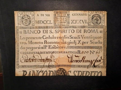 Scudi banco santo spirito - santo,