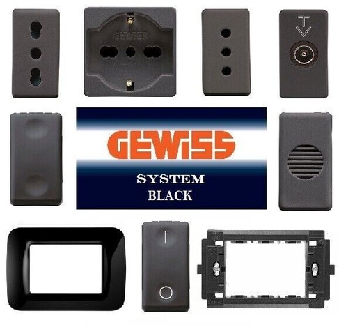 Gewiss system black nero - gewiss,