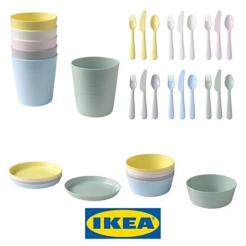 Set posate piatti ciotole