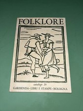 Folklore catalogo libri stampe
