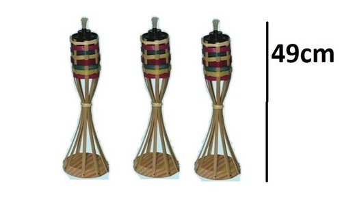 Torcia fiaccola bambu - torcia, in