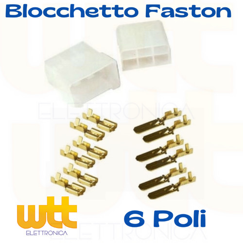 Kit blocchetto con faston - kit,