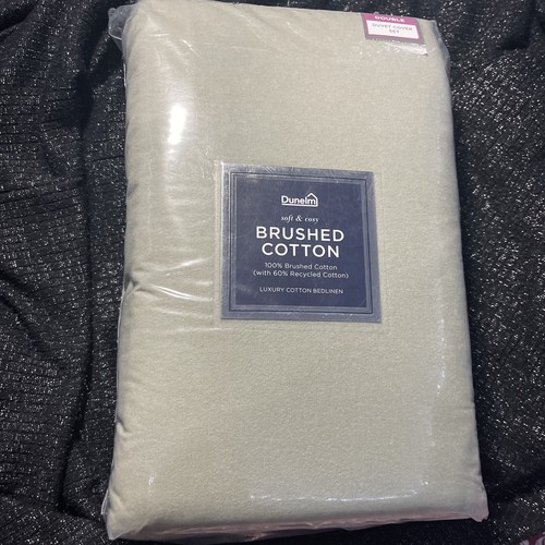 Dunelm double sage green soft - double,