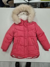 Piumino giacca giubbotto Imbottito invernale fucsia bimba bambina OKAIDI 4 Anni