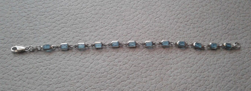 Bracciale etnico acquamarina - bracciale,