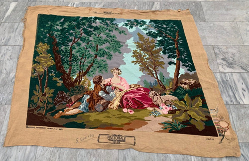Vintage french tapestry - french,