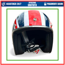 Casco Jet Con Visiera Moto