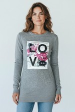 Too maglione donna love - be,