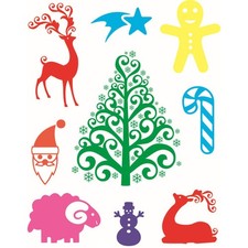  10 Pcs Decorazioni Finestre