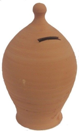 Salvadanaio terracotta 22 - salvadanaio,