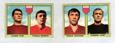 2 FIGURINE CALCIATORI MIRA 1968 - 69 REGGINA FLORIO TACELLI TOSCHI FERRARI NUOVE