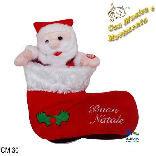 Babbo natale pupazzo - in, calza