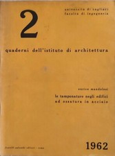 Ingegneria Università Architettura Enrico Mandolesi 1962 libri antichi acciaio 