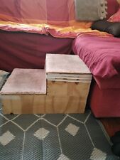 scaletta per cani in legno due gradini