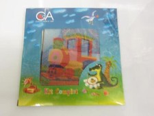 KIT/QUADRO MEZZO PUNTO 15X15 "LOCOMOTIVA"