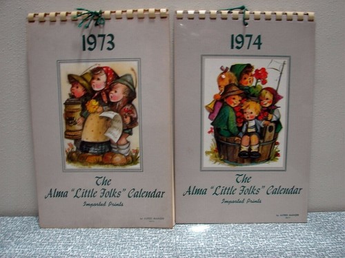 Lotto calendari vintage - lotto,