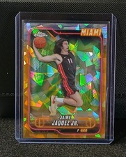 2025 Topps Chrome Sapphire #36 Jaime Jaquez Jr. Gold Sapphire #/50