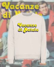 Christmas  Vacanze di natale Felpa Bianco Vintage Unisex uomo donna Vintage