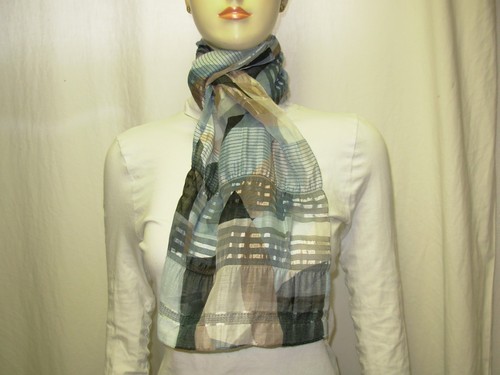 Foulard sciarpa a motivi - foulard,