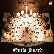 tavola ouija vintage planchette gioco parlante psichica wicca altare dipinto a mano