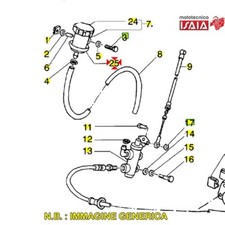 SCODELLINO OLIO POMPA FRENO ORIGINALE PIAGGIO FREE  560496