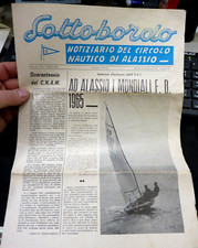 RIVISTA DEL GENNAIO 1965 - SOTTOBORDO - NOTIZIARIO DEL CIRCOLO NAUTICO ALASSIO
