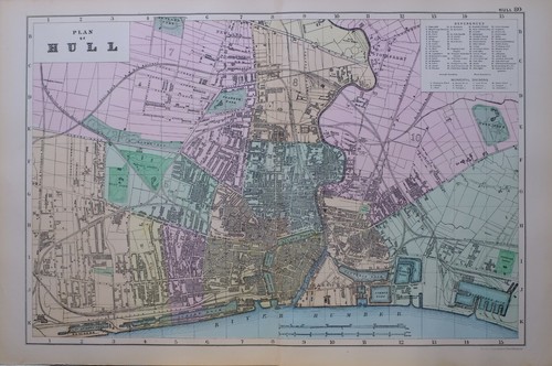 Mappa del piano - di, hull