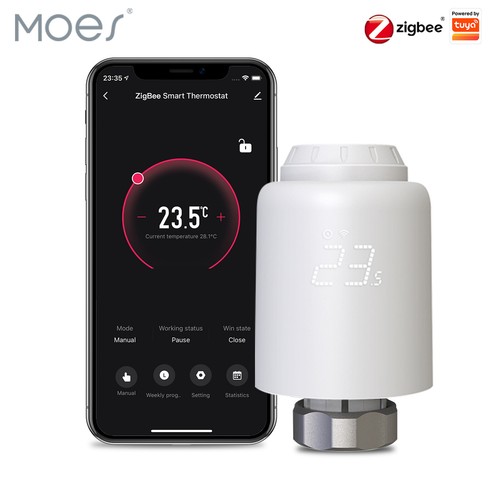 Moes zigbee termostato - moes,