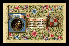 antica cartolina S.s.GIOVANNI XXI PAPA