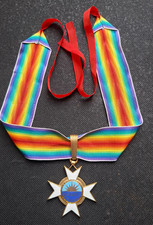 Medaglia croce commendatore ordine al merito interalleato Order of Allied Merit
