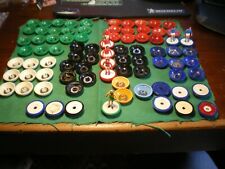 Subbuteo lot - LW assorted bases + players (more than 80 pieces in total)