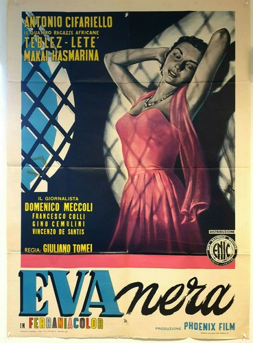 Rarissimo manifesto eva nera - manifesto,