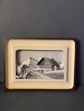 Quadretto Legno Scolpito a