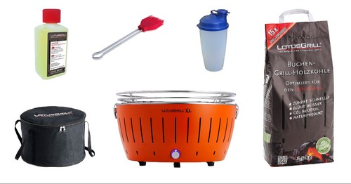 Lotusgrill starter set - lotusgrill, xl